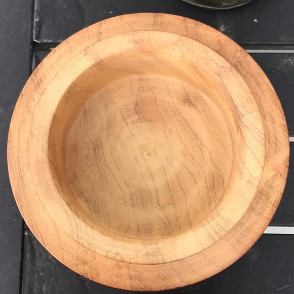 Burl wood Lathed Lidded Canister“Round BOX W/ Wood Lid Desk Storage Decorative - Picture 7 of 15